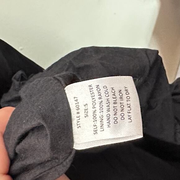 MODERN CITIZEN Slip Maxi Dress Black Minimalist Sz S {R23} - Picture 8 of 8